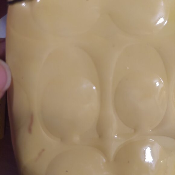 Coach Yellow Patent Leather Embossed Wristlet - Picture 6 of 9